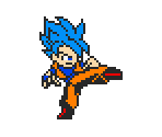 SSJB Goku (Legendary Super Warriors-Style) - Dragon Ball Customs