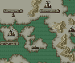 Archanea Map - Fire Emblem: Mystery of the Emblem (JPN)