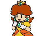 Daisy (Paper Mario: The Origami King-Style) - Mario Customs