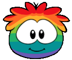 Rainbow Puffle (Parts) - Club Penguin