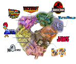 Map - Universal Studios Theme Park Adventure