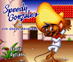 Title Screen Elements - Speedy Gonzales: Los Gatos Banditos (USA)