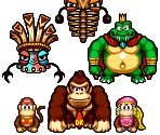 Kongs, Kremlings, and Tiki Tak Tribe (Mario & Luigi: DS-Style) - Donkey Kong Customs