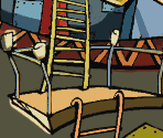 Blimp (Outside) - Spy Fox in "Dry Cereal"
