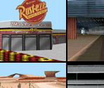 Cups Menu Backgrounds - Cars: Mater-National Championship
