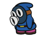 Snifit (Blue) - Paper Mario: The Origami King