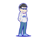 Karamatsu (Grey Hoodie) - Osomatsu-san Hesokuri Wars: Battle of the NEETs