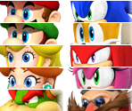 Results Icons - Mario & Sonic at the Olympic Winter Games