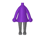 Idle (Female, Purple) - My Nintendo Mii Stage