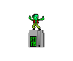 Game Graphic Glitch Gremlin - Angry Video Game Nerd Adventures