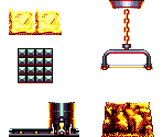 Sandopolis Zone Act 1 & Act 2 Well-Lit Objects - Sonic & Knuckles