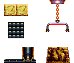 Sandopolis Zone Act 2 (2 - Semi-Bright) Objects - Sonic & Knuckles