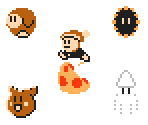 Enemies (Super Mario Bros. 1 NES-Style) - Kirby Customs