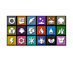 Type Icons (Minecraft-Style) - Pokémon Customs