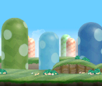 Main Menu Background - New Super Mario Bros. Wii