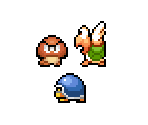 Super Mario Bros 1 Enemies - Mario Customs