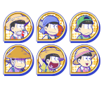 Set Icons (Akatsuka Village) - Osomatsu-san Hesokuri Wars: Battle of the NEETs