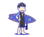 Karamatsu (Swimsuit) - Osomatsu-san Hesokuri Wars: Battle of the NEETs