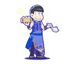 Karamatsu (China Clothes) - Osomatsu-san Hesokuri Wars: Battle of the NEETs