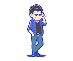 Karamatsu (Jersey) - Osomatsu-san Hesokuri Wars: Battle of the NEETs