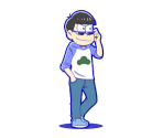 Karamatsu (Raglan Hoodie) - Osomatsu-san Hesokuri Wars: Battle of the NEETs