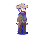 Jyushimatsu (Gunslinger) - Osomatsu-san Hesokuri Wars: Battle of the NEETs