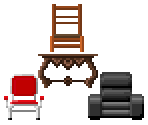 Tables & Chairs - Pixel Worlds