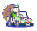 Choromatsu (Iyami Kart) - Osomatsu-san Hesokuri Wars: Battle of the NEETs