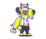 Jyushimatsu (Color Gang) - Osomatsu-san Hesokuri Wars: Battle of the NEETs