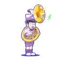 Ichimatsu (Marching) - Osomatsu-san Hesokuri Wars: Battle of the NEETs