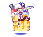Osomatsu (Sweets) - Osomatsu-san Hesokuri Wars: Battle of the NEETs