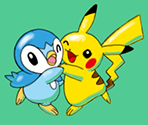 Piplup and Pikachu - Pokémon Art Academy