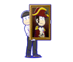 Osomatsu (Exhibition Paintings) - Osomatsu-san Hesokuri Wars: Battle of the NEETs