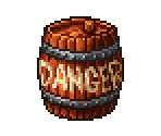 Danger Barrel - Metal Slug