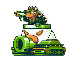 Bowser, Spike, Iggy & Enemies (Movie Design, SMW-Style) - Mario Customs