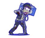 Karamatsu (Zombie: Rampage) - Osomatsu-san Hesokuri Wars: Battle of the NEETs