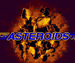 Introduction, Logos and Title Screen - Asteroids (GBC)