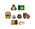 Items & Treasure - Spelunky Classic