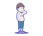 Todomatsu (Grey Hoodie) - Osomatsu-san Hesokuri Wars: Battle of the NEETs