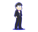 Karamatsu (Cyberpunk 1.0) - Osomatsu-san Hesokuri Wars: Battle of the NEETs