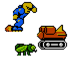 Stage 1 Enemies - The Incredible Crash Dummies
