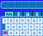 Nickname Entry - Mario Kart DS