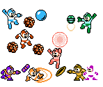 Mega Man 4 GB Weapons (NES-Style) - Mega Man Customs