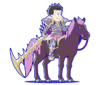 Todomatsu (Knight with Horse) - Osomatsu-san Hesokuri Wars: Battle of the NEETs