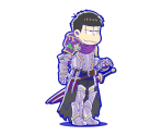 Ichimatsu (Knight) - Osomatsu-san Hesokuri Wars: Battle of the NEETs