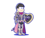 Todomatsu (Knight) - Osomatsu-san Hesokuri Wars: Battle of the NEETs