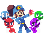 Characters (Pac-Man Museum+ Promo Website Style) - Annalynn Customs