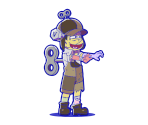 Jyushimatsu (Artificial Human) - Osomatsu-san Hesokuri Wars: Battle of the NEETs
