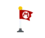 Checkpoint Flag (NSMBU) - Super Mario Maker for Nintendo 3DS