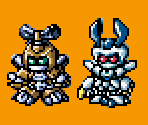 Super Game Boy Border - Medarot Cardrobottle: Kabuto Version / Kuwagata Version (JPN)